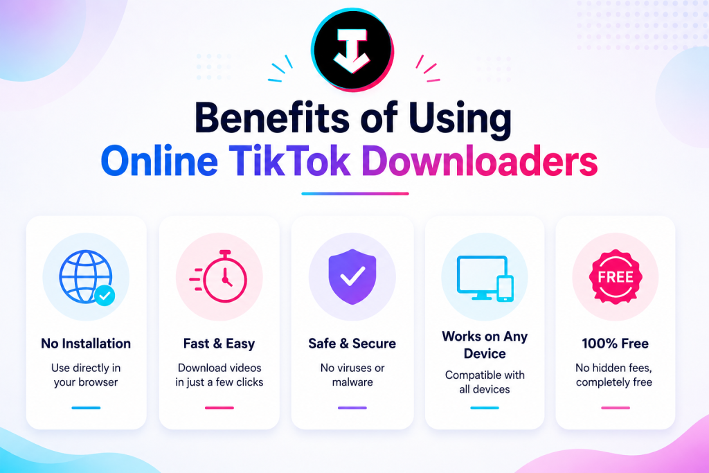 Benefits of Using Online TikTok Downloaders